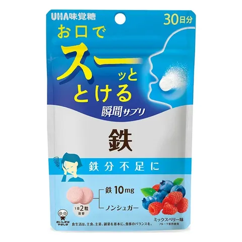 UHA Mikakuto Iron with Mixed Berry Flavor