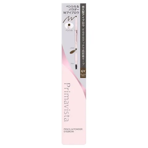 Sofina Primavista Style Lock карандаш и пудра для бровей, Grayish Brown, 0.1г+0.25г