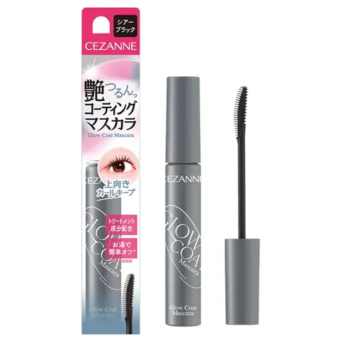 CEZANNE Glow Coat Mascara 01 Sheer Black, 6.0 g