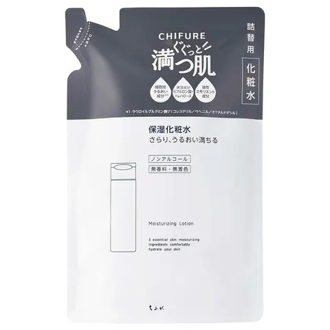 Chifure Moisturizing Lotion (refill), Moist type (しっとり), fragrance-free, 150 mL