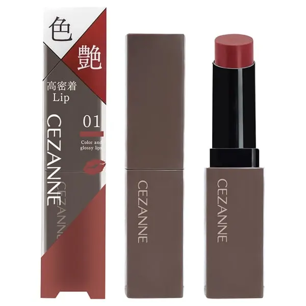 CEZANNE Lip Color Shield, оттенок 01 Fig Brown, 3.7 г