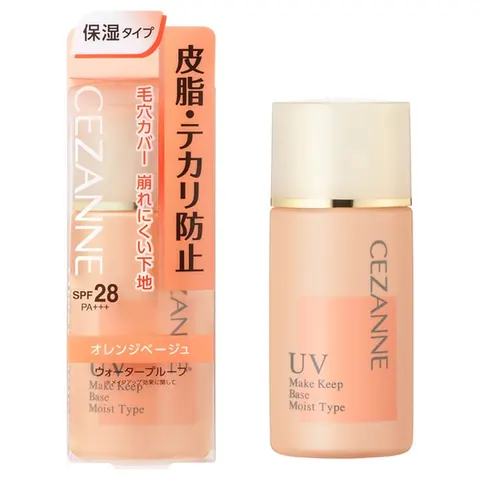 CEZANNE Oil Control Base Moisture Type SPF28 PA+++ Orange Beige, 30 ml