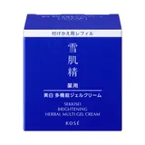 Sekkisei Медикаментозный отбеливающий мультигель Brightening Multi Gel, сменный блок, 80 г, натуральный цветочный аромат, 1