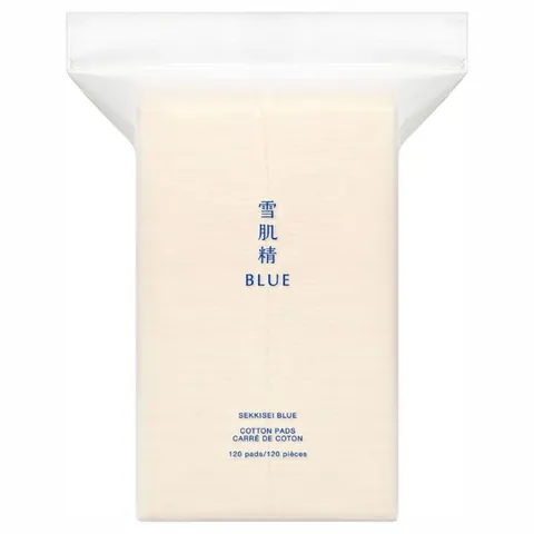 Sekkisei BLUE Cotton Pads, 120 pcs