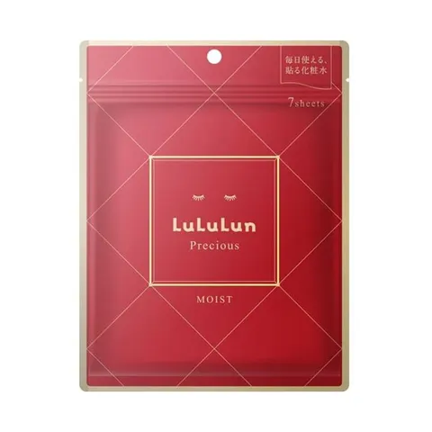 LuLuLun Precious Red (three-layer moisture), 7 sheets
