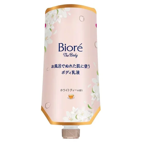 Biore The Body Молочко для тела для влажной кожи в ванной, увлажняющее, аромат белого чая (сменный блок), 285 мл