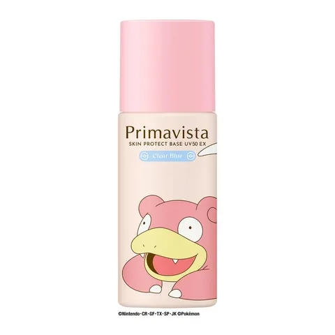 SOFINA Primavista Skin Protect Base защита от жирного блеска UV50 EX, лимитированная серия (Yadon), Clear Blue, 25 мл