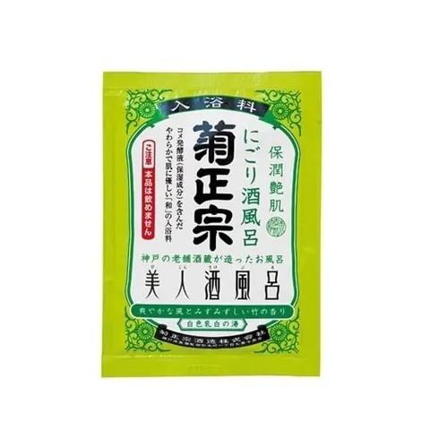 Kiku-Masamune Bijin Sake Furo, ароматизированная жидкость для ванны с рисовым ферментом и ароматом бамбука, 60 мл