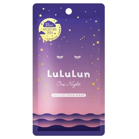 LuLuLun Face Mask One Night C 3K (Rescue Moisture), 1 pc.