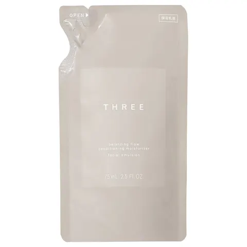 THREE Balancing Flow Conditioning Moisturizer, сменный блок, 75 мл