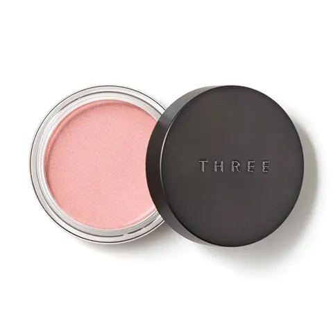 THREE Glam Tone Color Custard, мультифункциональные кремовые румяна-бальзам, оттенок 09 GENTLE BLOOM, 5 г
