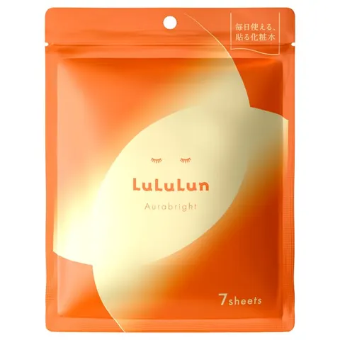 LuLuLun Aura Bright Mask W, 7 sheets