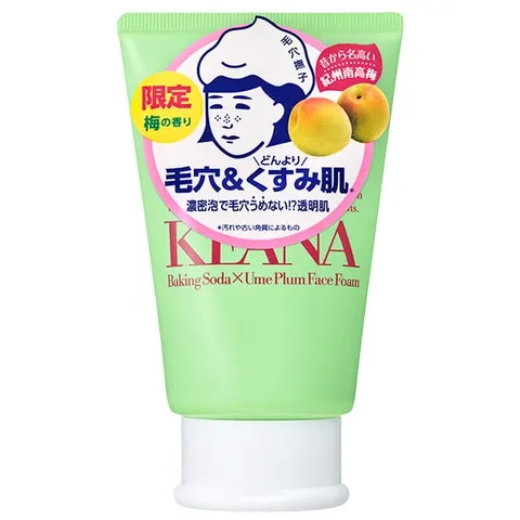 Keana Nadeshiko Baking Soda Foaming Face Wash with Kishu Nanko Plum, 100 g