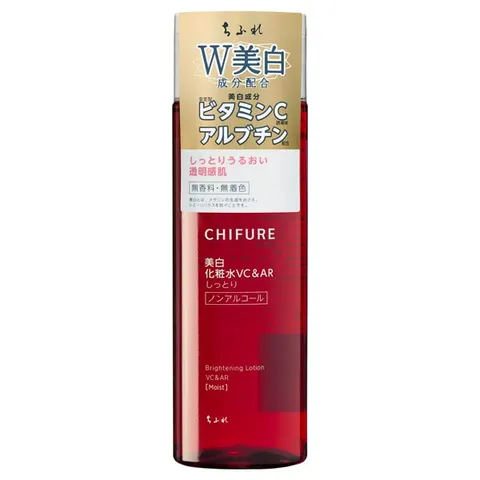 Chifure Whitening Lotion VC&AR, Moist Type, Fragrance-Free, 180 ml