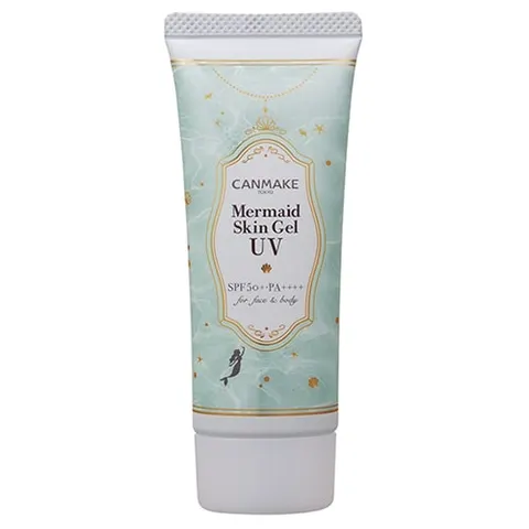 CANMAKE Mermaid Skin Gel UV C, sunscreen gel C01 CICA Mint, SPF50+ PA++++