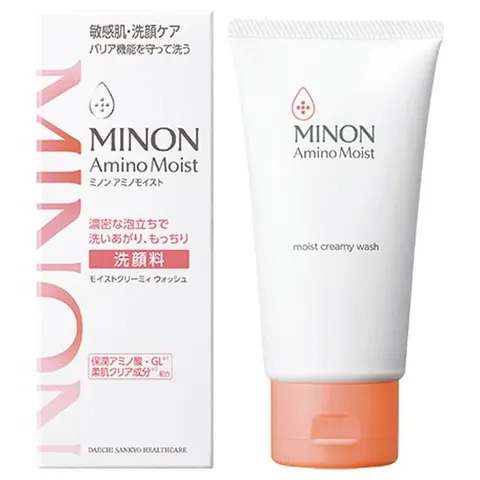 MINON Amino Moist пенка для умывания Moist Creamy Wash, 100 г