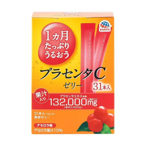 Earth Placenta C Jelly - Acerola, 31 pieces for 1 month