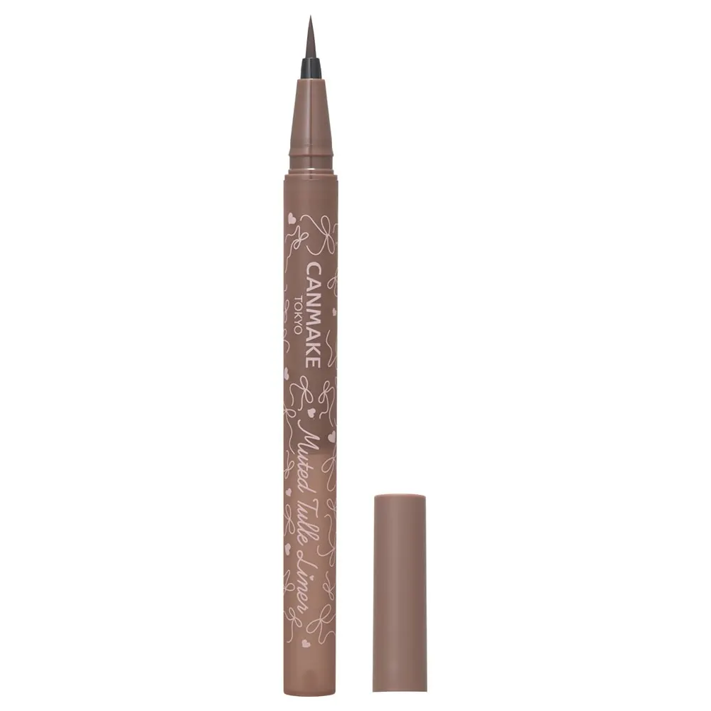 CANMAKE Muted Tulle Liner (sheer-color liquid eyeliner) 02
