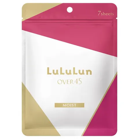 LuLuLun Over45 Camellia Pink (Moist), 7 sheets