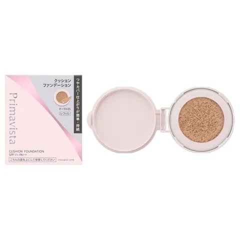 SOFINA Primavista Glow Cover Cushion SPF11 PA++ (сменный блок) Ocher 05, 11.5 г