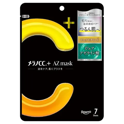 Melano CC AZmask Face Mask, 7 sheets (134 mL)