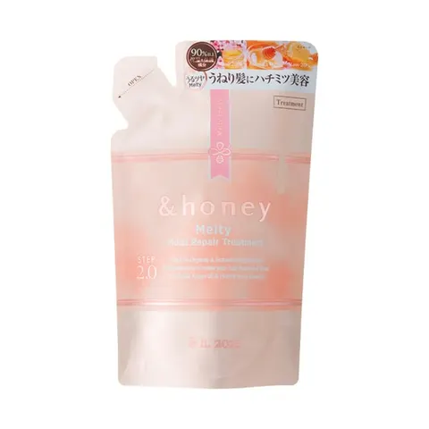 &honey Melty Moist Repair Hair Treatment 2.0 (refill), Sweet Rose Honey scent, 350 g