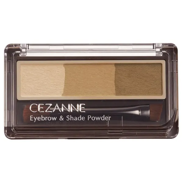 CEZANNE Пудра для бровей и растушевки 3 в 1, 01 Camel Brown, 1.5 г