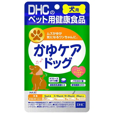 DHC Itch Care Dog: пищевая добавка для собак