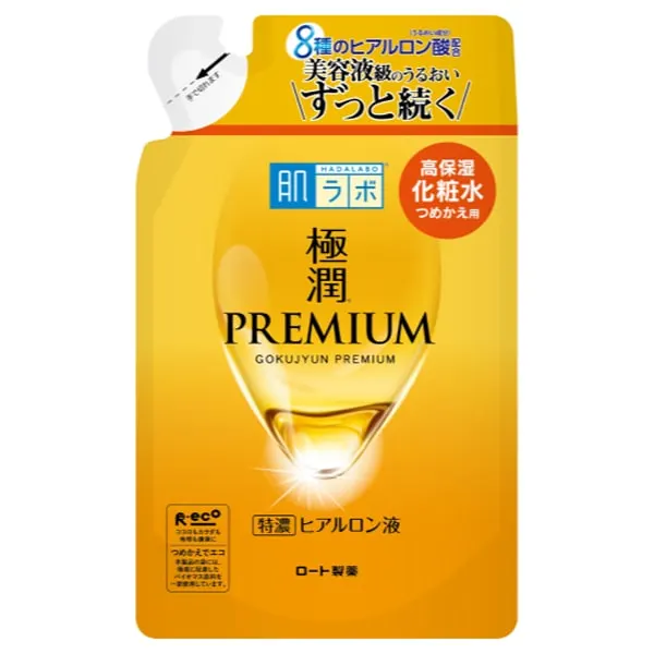 Hada Labo Gokujun Premium Увлажняющий лосьон с гиалуроновой кислотой, сменный блок, 170 мл