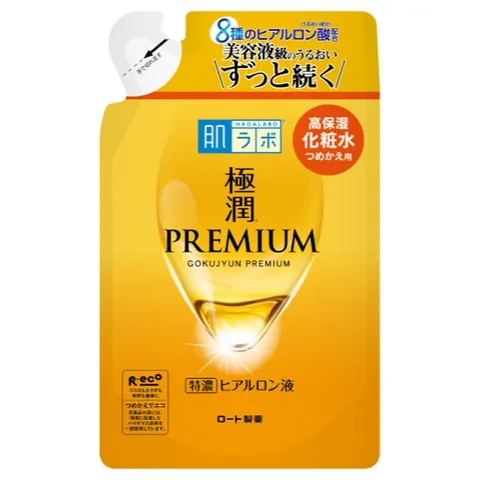 Hada Labo Gokujun Premium Hyaluronic Acid Lotion, refill, 170 ml