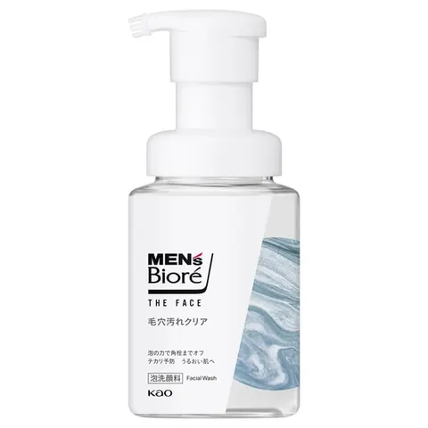 Men's Biore The Face Pore Dirt Clear Foaming Wash, 200 ml