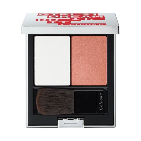Celvoke Blurring Blush Duo EX01 Ginger Hug, 6.3g