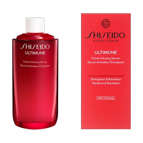 Shiseido Ultimune Power Infusing Concentrate (Refill), Green Floral Scent, 75 mL