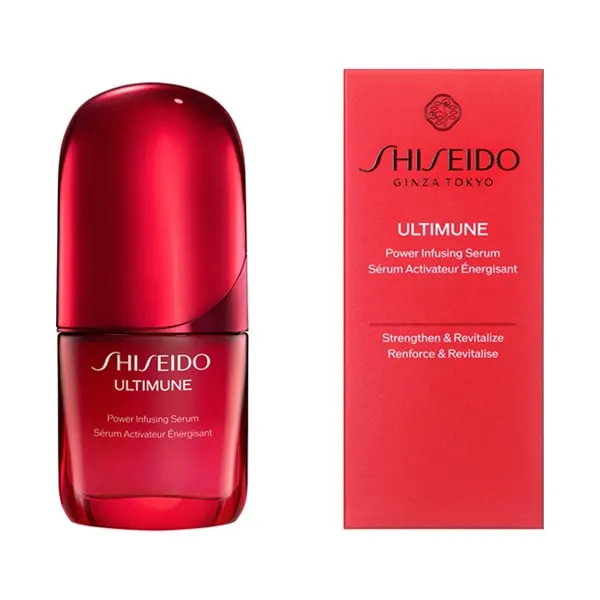 Shiseido Ultimune Power Infusing Concentrate, сыворотка для лица, аромат зелёного флорала, 30 мл
