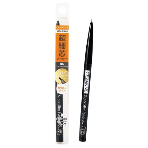 CEZANNE Super Fine Eyebrow Pencil, 05 Natural Gray, 0.02 g