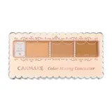 CANMAKE Color Mixing Concealer 02 Natural Beige, палетка консилеров 3 цвета, 1