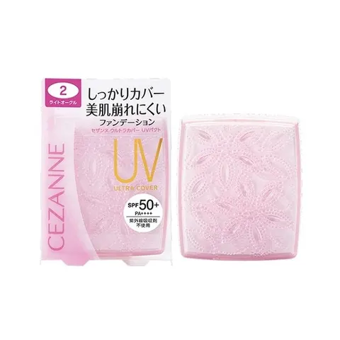 CEZANNE Ultra Cover UV Pact, 2 Light Ochre, 11 g