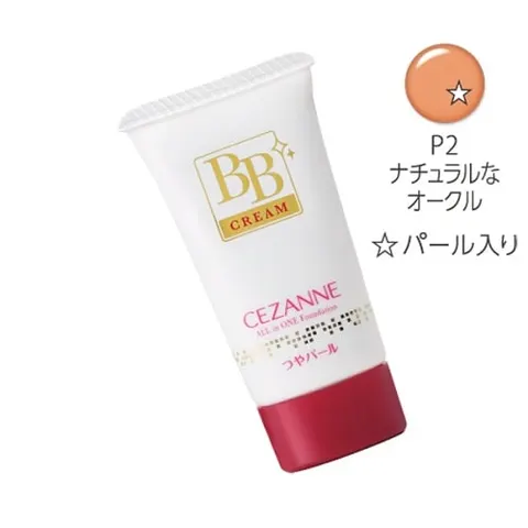 CEZANNE BB крем с перламутром P2 Natural Ochre, SPF23 PA++, 32 г