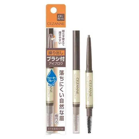CEZANNE Brush Pencil Eyebrow (retractable), 06 Bitter Greige, 0.21g