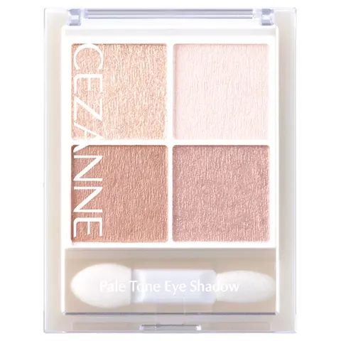 CEZANNE Pale Tone Eyeshadow, 01 Cotton Beige, 4.3 g
