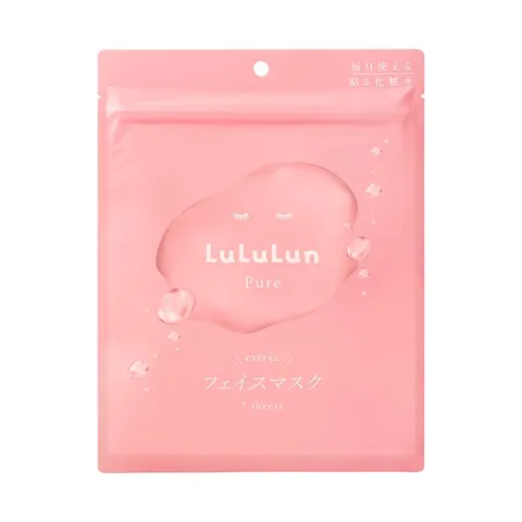 LuLuLun Pure Everyday Face Sheet Mask, 7 pcs