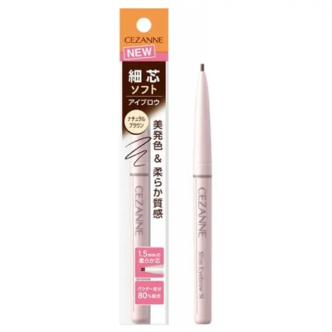 CEZANNE Slim Eyebrow Pencil N, 03 Natural Brown, 0.125 g