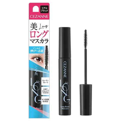 CEZANNE Long Boost Mascara 01 Real Black, 5.7 g