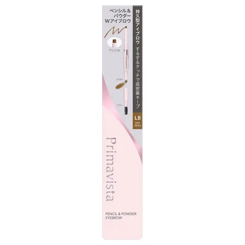 Sofina Primavista Style Lock карандаш и пудра для бровей, Light Brown, 0.1г+0.25г