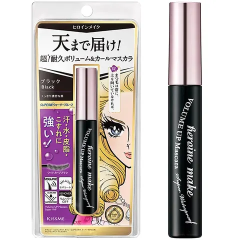 Heroine Make Volume Up Mascara Super WP N, 01 Black, 6.0 g