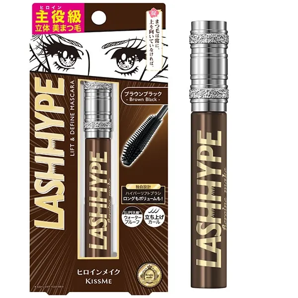 Heroine Make Premium Lash HD тушь для ресниц 02 Brown Black, 8.00 г