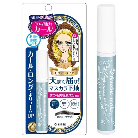 Heroine Make Curl Keep Mascara Base, Blue Gray (no white residue), 6 g