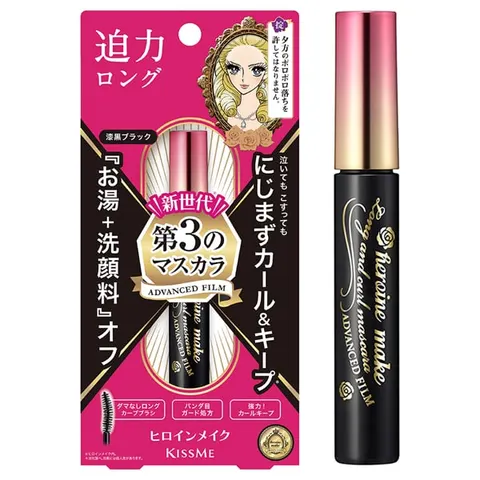 Heroine Make Long & Curl Mascara Advanced Film, 01 Jet Black, 6 g