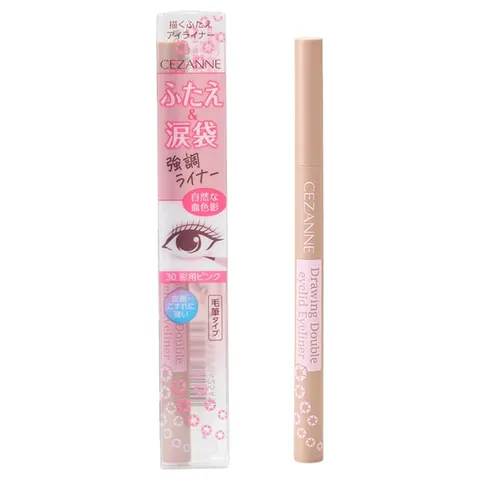 CEZANNE Double Eyelid Liner, 30 Shadow Pink, 0.6ml