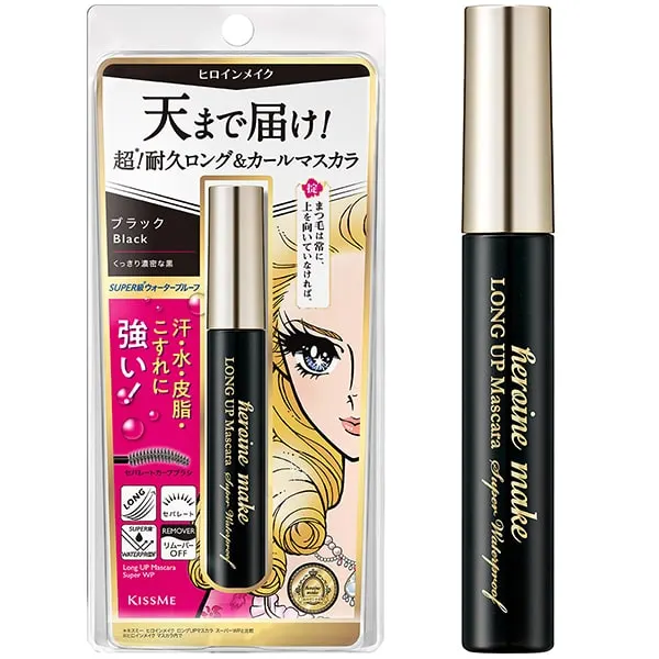 Heroine Make Удлиняющая тушь для ресниц Long UP Mascara Super WP N, 01 Black, 6.0 г